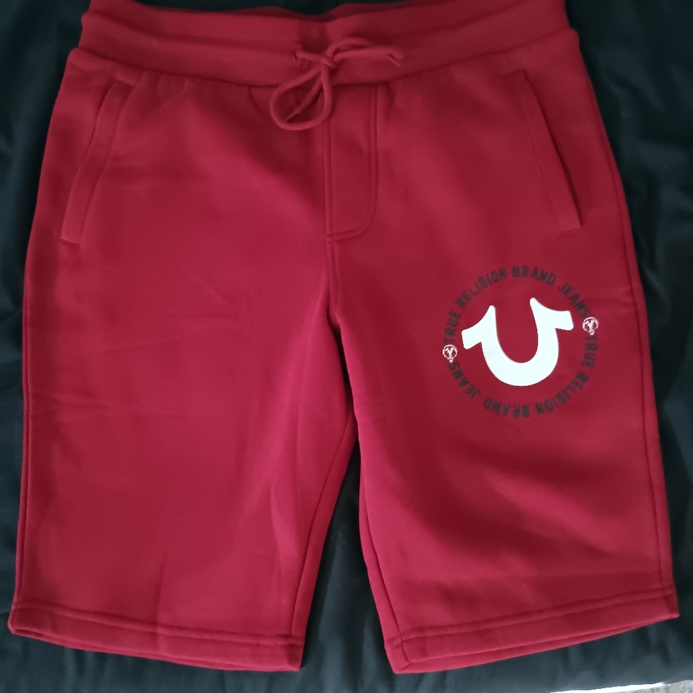 True religion sweat shorts